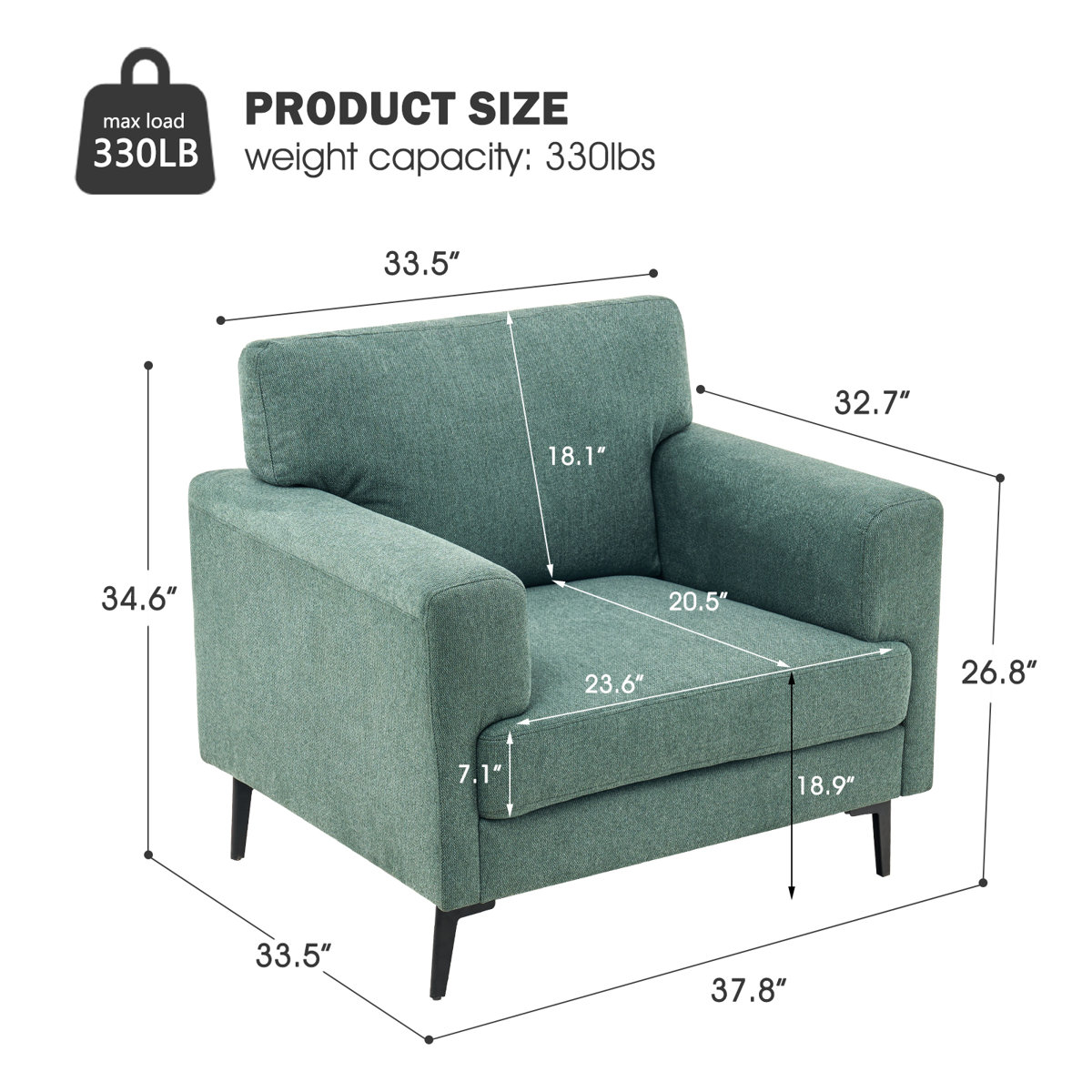 Blannie Upholstered Accent Chair